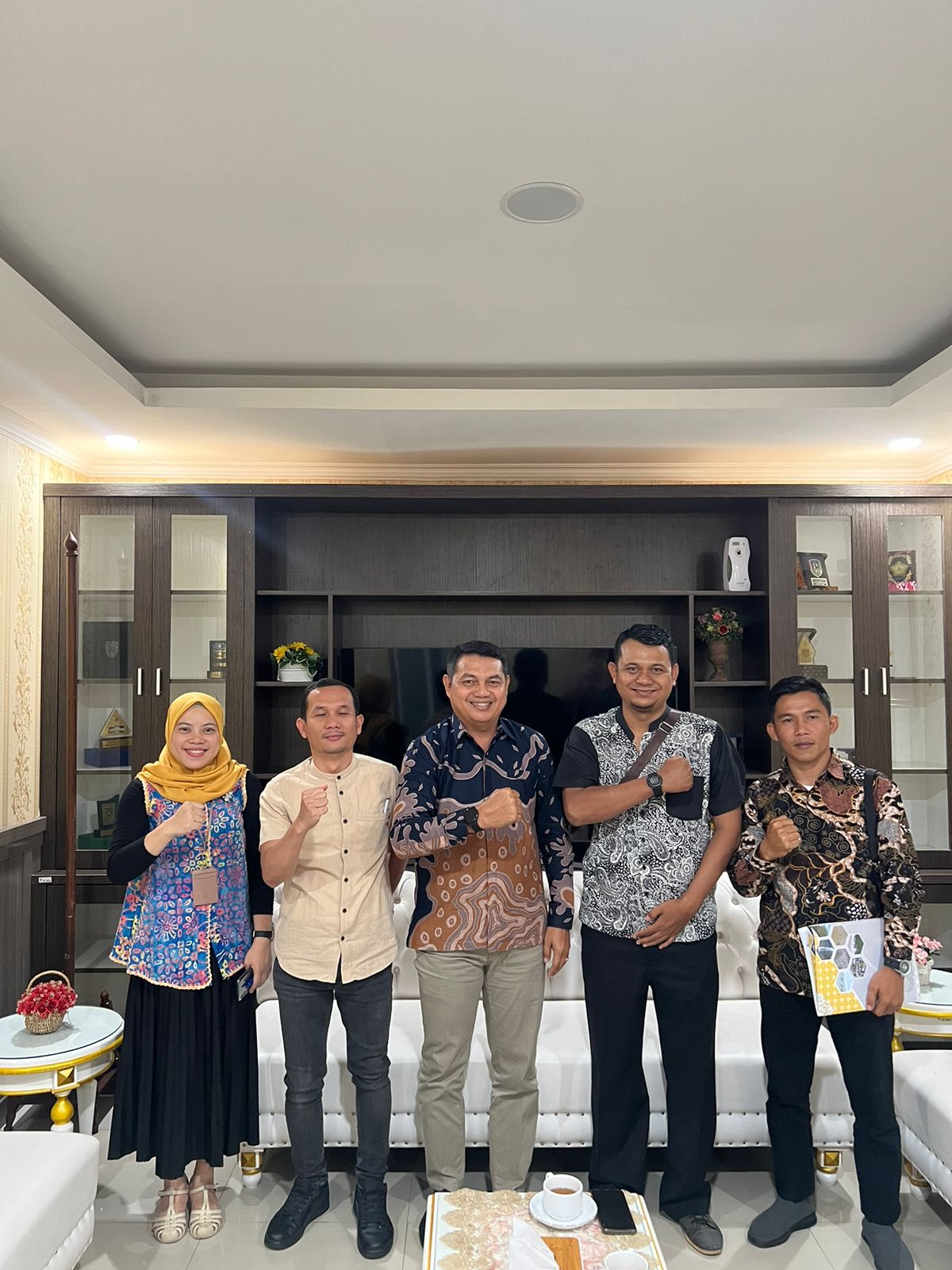 Konsultasi Sarana dan Prasarana Olahraga, DISPARPORABUD Kabupaten Indragiri Hilir Provinsi Riau, Berkoordinasi ke Kemenpora RI.
