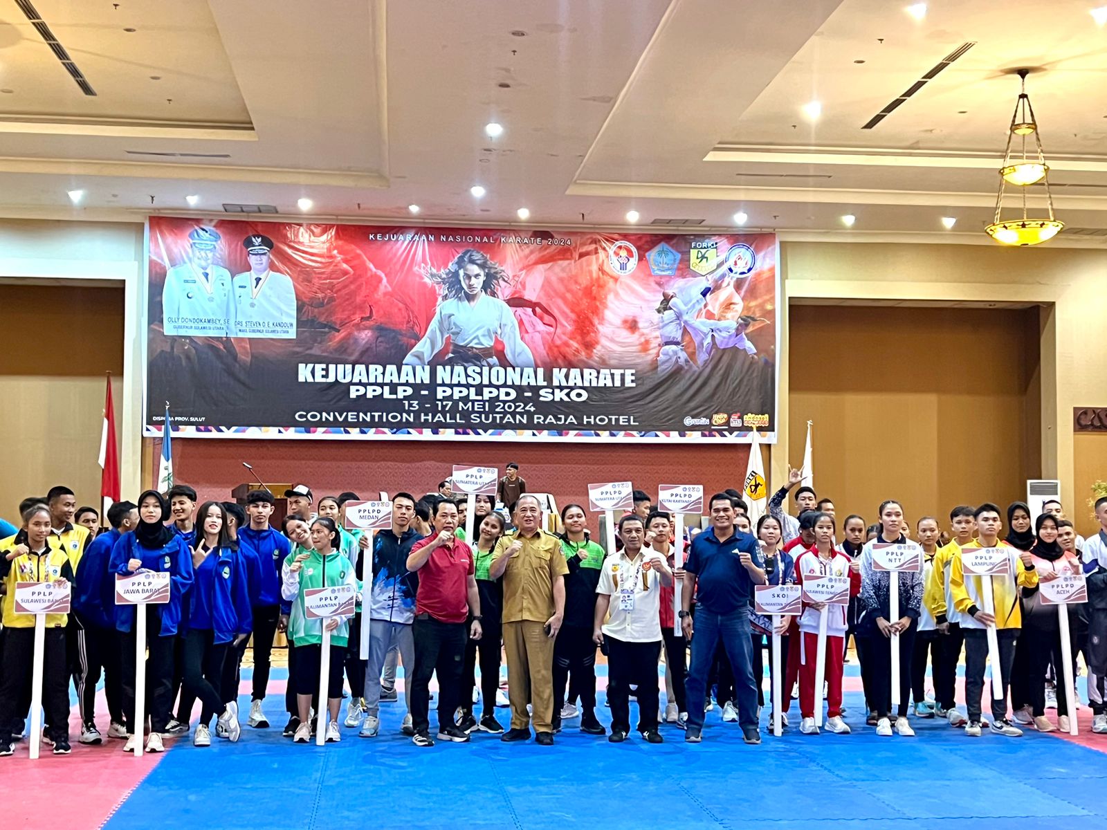 Kemenpora RI Menyelenggarakan Kejuraan Nasional Karate antar PPLP, PPLPD, SKO Seluruh Indonesia Tahun 2024