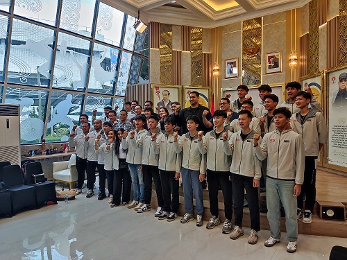 Kemenpora RI Melepas TIMNAS Bola Basket Putra Indonesia Pada Ajang FIBA U-18 Asia Cup SEABA Qualifiers 2024