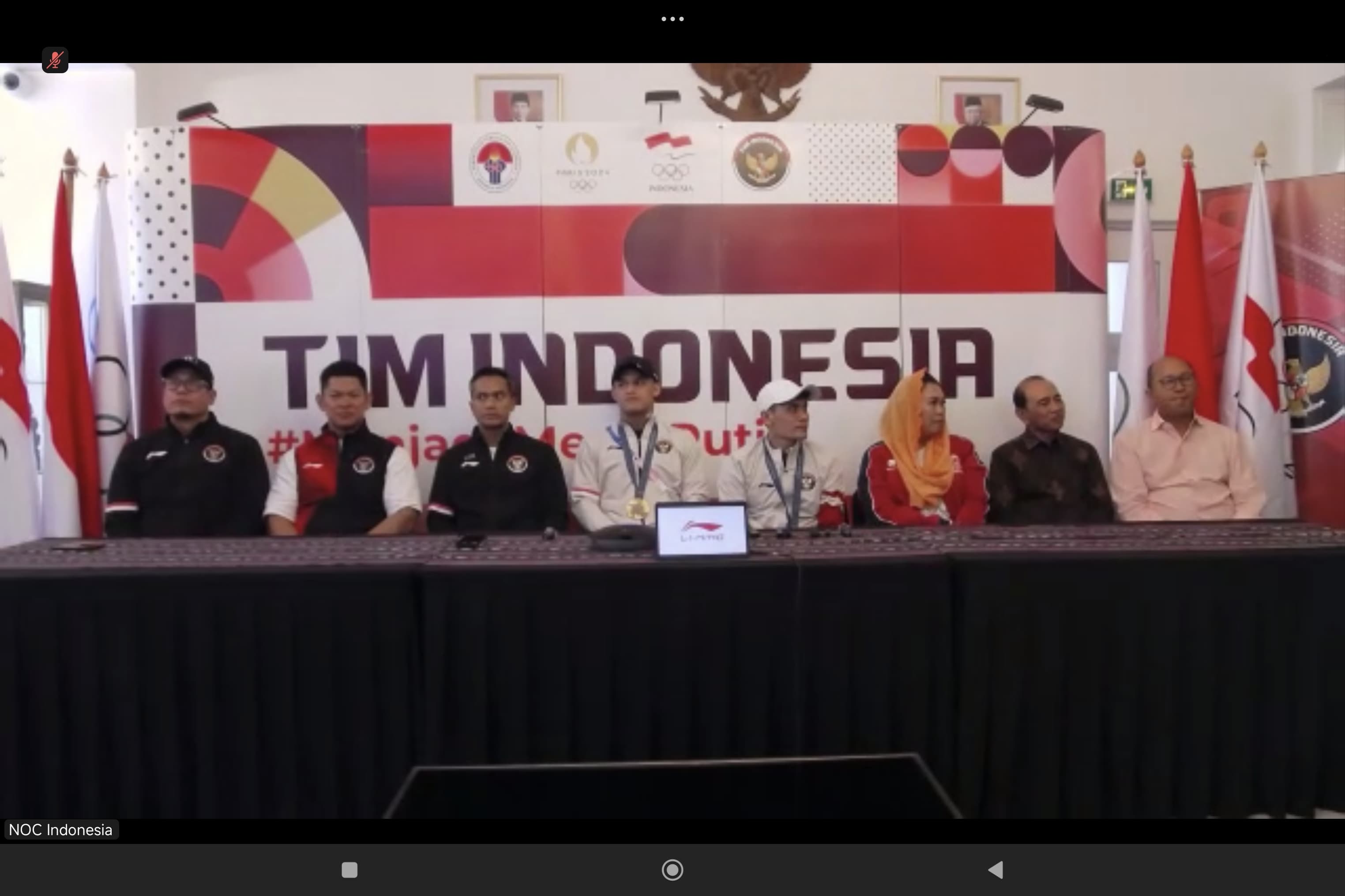 Apresiasi Perjuangan Atlet Olimpiade Paris 2024, Kemenpora RI Bersama NOC Gelar Press Conference Atlet Indonesia Peraih Emas