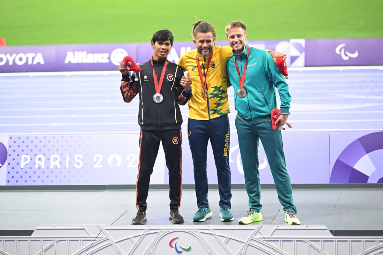 Para Atletik Saptoyogo Sumbang Perak Pertama Untuk Indonesia di Paralimpiade Paris 2024