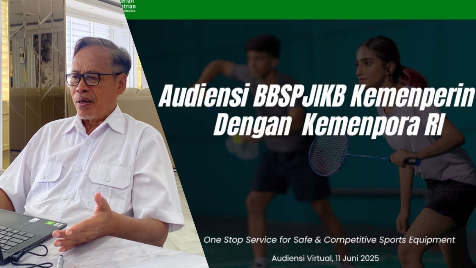 Kemenpora dan Kemenperin Bahas Peningkatan Daya Saing Industri Alat Olahraga Lokal