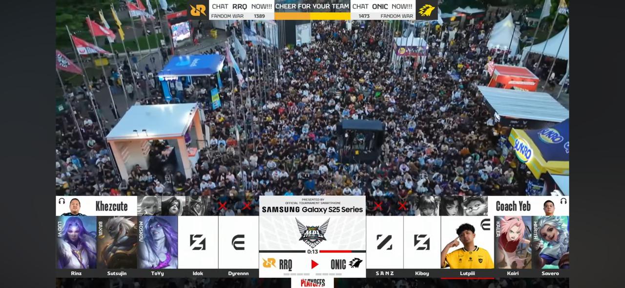 Kemenpora Dukung Final Mobile Legend Liga Profesional E-sport Indonesia 2025