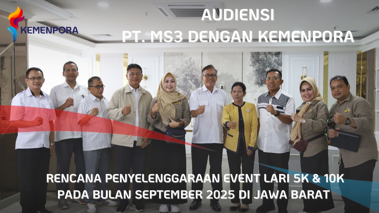 SEMANGAT BERKOLABORASI‼️ DEPUTI PENGEMBANGAN INDUSTRI OLAHRAGA KEMENPORA TERIMA AUDIENSI PT. MS3 ‼️